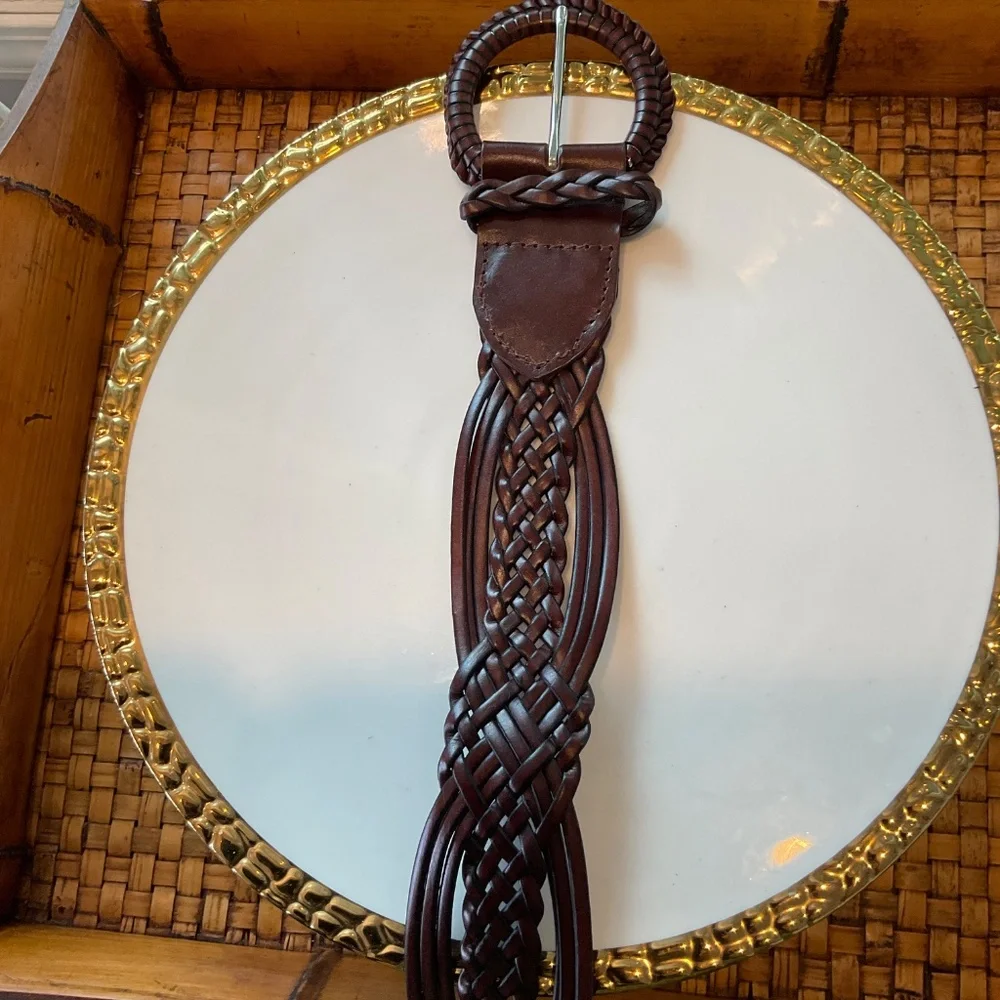 Lovely Genuine Leather Braided Belt